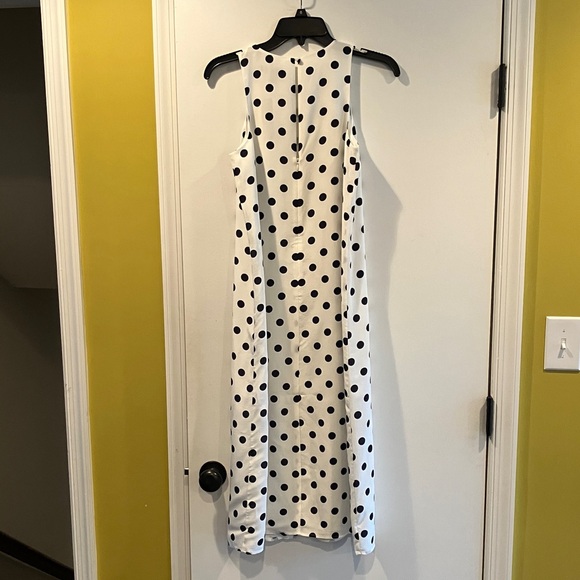 J. Crew 100% silk polka dot midi dress - Picture 4 of 9